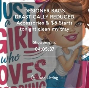 Like This Flyer For Notification Of Auctions Designer Bag Clearout Givvy In Tray